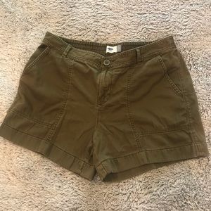 Old Navy Army Green Utility Shorts Sz 10